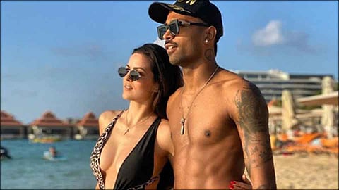 hardik pandya and natasa stankovic share romantic photo with dog puppy