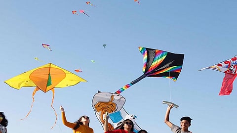 kite flying