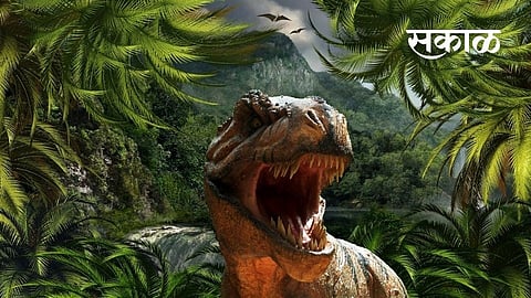 know about Indias first dinosaur museum and park in Gujrat Marathi article