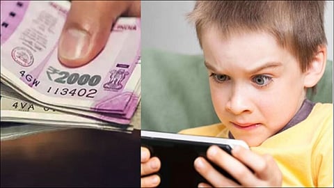 10 year old son take 35 thousand from fathers bank account for playing online mobile games in up