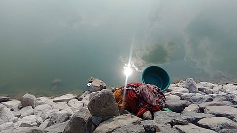 mother daughter and on other drown in lake at wagholi
