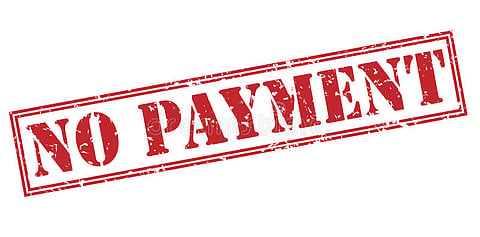no payment
