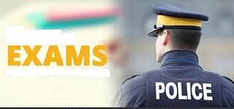 Despite the cancellation of the geography paper of class X, police appointed for security