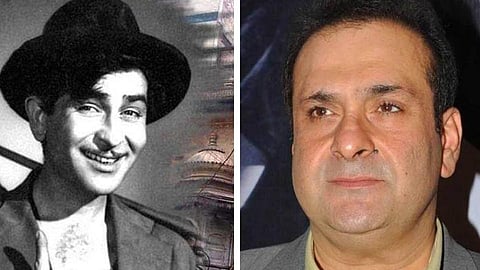 raj kapoor and rajiv kapoor