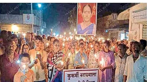 Devwadi Villagers candlelight march for Nirbhaya sangli latest news marathi news