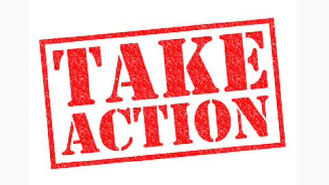 take action on officers regarding illegal constructions