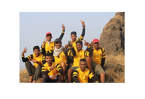 Eight Fortresses Climb In Four Days Kolhapur Marathi News