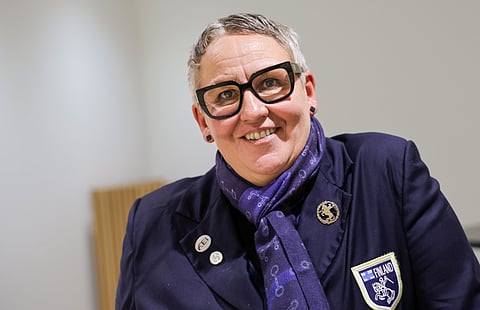 SRL:n hallituksen puheenjohtaja Marjukka Manninen.