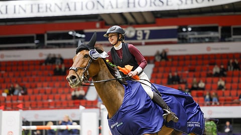 Janika Koistinen ja Dallas Z Horse Show'ssa vuonna 2024.