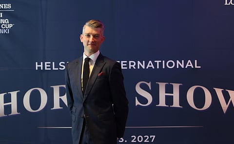 Valtteri Gundersby piti vuoden 2027 Horse Snow'n ensimmäisen pressitilaisuuden.