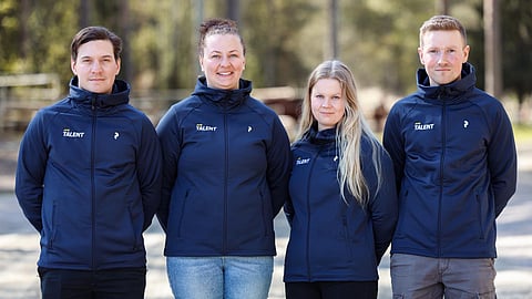 Patri Filatoff, Emma Väre, Veera Vekola ja Niko Huuskola valikoituivat nuorista ravitoimijoista ensimmäiselle ATG Talent -kaudelle. Jokainen heistä on kokenut koulutusohjelman hyväksi.