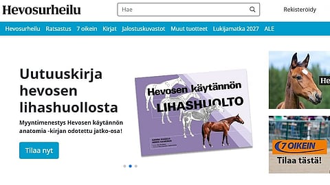 Hevosurheilun verkkokauppa etusivu