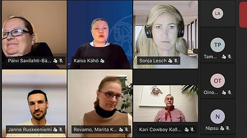 Syyskokouksen ensimmäinen vaalitentti pidettiin tiistaina Teamsin välityksellä.