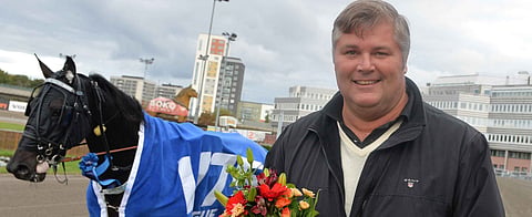 Stefan Hultman oli Prix d'Amerique-voittaja Maharajahin valmentaja, ja hänestä olisi voinut tulla Hambo-voittajan omistaja. Kuva: HU arkisto