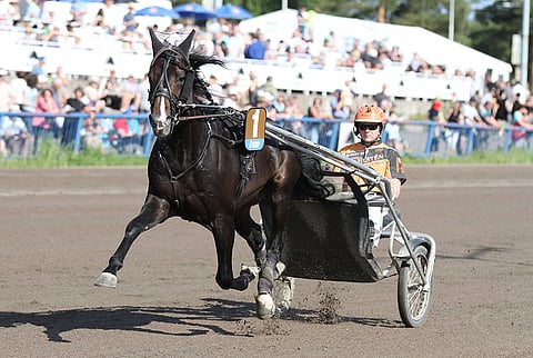 Workout Wonder vie Suomen värit Jägersrohon. Kuva: Jarno Unkuri