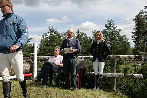 Lars Parmler ja Anna-Julia Kontio Ypäjän nations cupissa vuonna 2010.