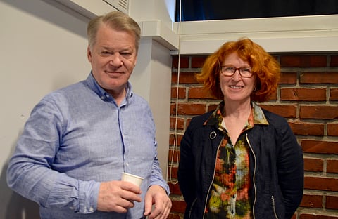Tom Gordin kertoi kokemuksiaan estehevosista ja Riitta Holopainen kouluhevosista.