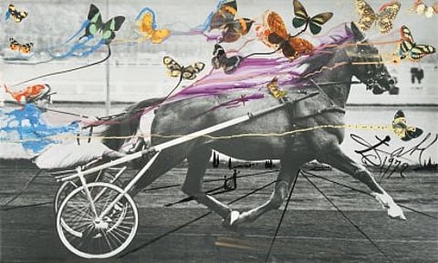 Ranskan Une de Mai innosti itsensä Salvador Dalin taiteilemaan tämän litografin, kuten oheinen linkki jutusta kertoo. Kuva: Salvador Dali/Drouot Paris Catalogue/Le Trot