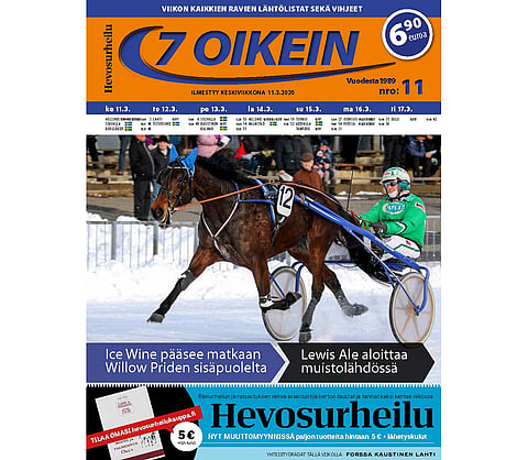 7 oikein -lehti tauolla