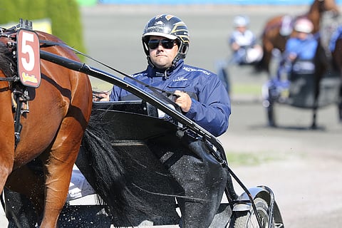 Aleksi Kytölän talliin tuli 75-voitto. Kuva: Jarno Unkuri