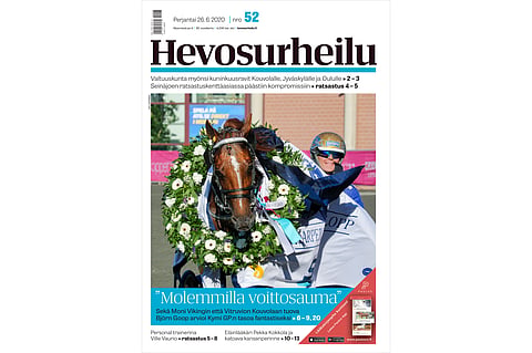 Moni Viking voitti viimeksi Harper Hanoverin, jatkuuko tahti Kymi GP:ssä? Kannen kuva: Anu Leppänen.