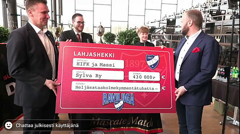 Mascate Match ravasi Sylva ry:n talouden uuteen uskoon. Syöpään sairastuneille lapsille ja heidän perheilleen on luvassa entistä parempaa tukea.