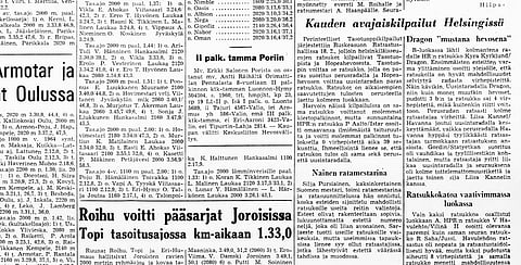 Eletään vuotta 1968. Hevosurheilun edeltäjä Hevostalous raportoi, kuinka Tasotuopin Hopeahevonen siirtyi Pentti Aallolle lopullisesti.