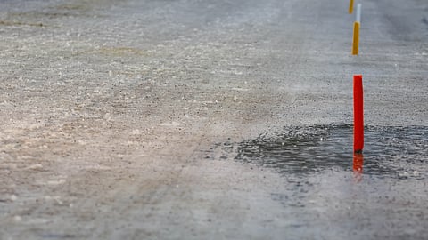 Kevät tekee tuloaan raviradoille.