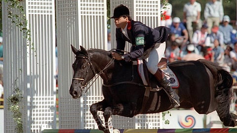 Olympiaradalla.