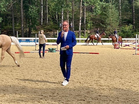 Ruskeasuon Olympiakenttä on tänään sunnuntaina virallisesti avattu. Marko Björs juonsi tapahtuman.