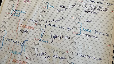 Kisakalenterin tekoon! Tässä Sanna Illin maistiainen vuodelta 2024. Kalenteri 2025 rakentuu parhaillaan.