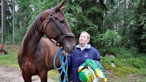 Marjatta Ruotsala kuvattuna In The Excelin kanssa vuonna 2017.