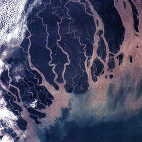 The Ganges River Delta
Photo: Wikimedia Commons
