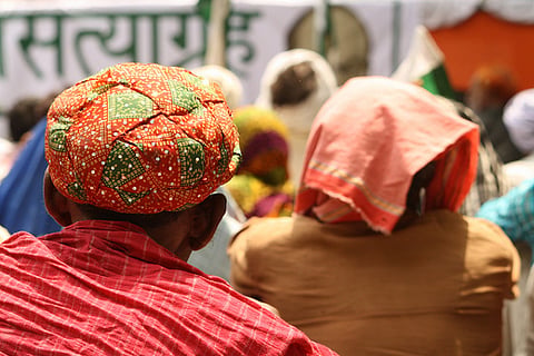 Groups working for Dalit land rights came together in April 2013 to remind the government about a promised National Land Reform Policy. Photo: ActionAid India / Flickr