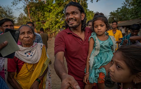 Arjun Daware, a fisherman who returned from Pakistan after three-and-half years breaks down with tears of joy after seeing his 4-year-old daughter and family members, at Aamgaon, in Palghar district. In 2023, almost 500 Indian fishermen held in Pakistani prisons for years on charges of illegal fishing along the disputed International Maritime Boundary Line were released. While the release itself made headlines, less discussed was how these fishermen gained their freedom.