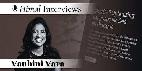 Himal interviews: Vauhini Vara on Big Tech, AI and digital selfhood