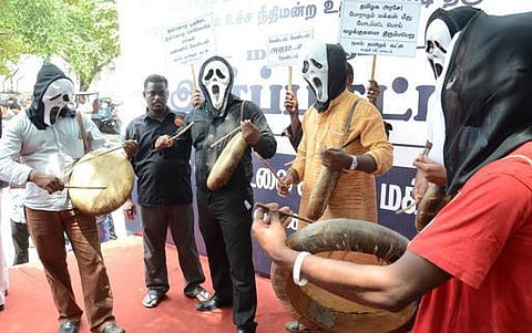 கூடங்குளம் அணுஉலைக்கு எதிராகத் தமிழகம் முழுவதும் ஆர்ப்பாட்டம்