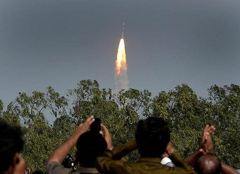 செவ்வாய் கிரகத்தை நோக்கி சீறிப்பாய்ந்தது மங்கள்யான்