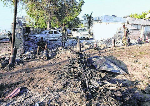 சோமாலியாவில் இரட்டை குண்டுவெடிப்பு: பலி எண்ணிக்கை 11 ஆக உயர்வு