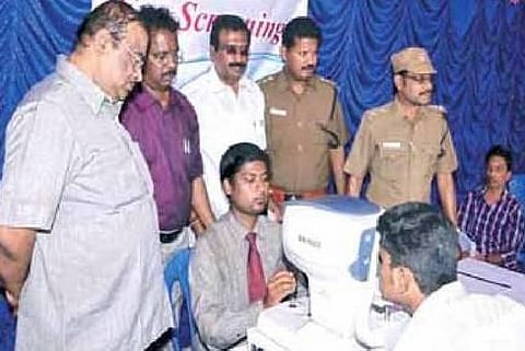 சர்க்கரை, ரத்த அழுத்தத்தால் ஓட்டுநர்கள் பாதிப்பு: ஆர்.டி.ஓ. மருத்துவ முகாமில் கண்டுபிடிப்பு