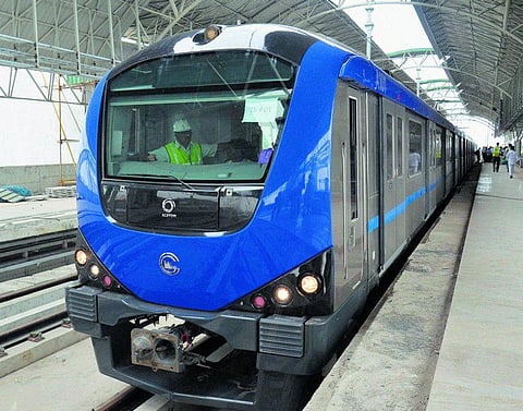 கோயம்பேடு – அசோக்நகர் இடையே 2-வது நாளாக மெட்ரோ ரயில் சோதனை ஓட்டம்
