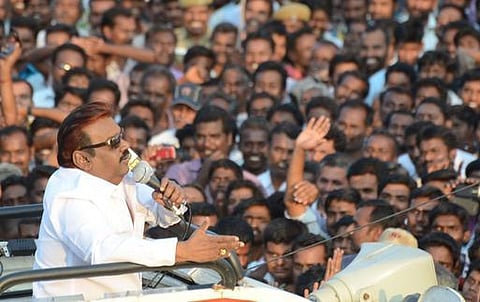லோக் ஆயுக்தா அமைக்க மறுப்பது ஏன்?- ஜெ., கருணாநிதிக்கு விஜயகாந்த் கேள்வி