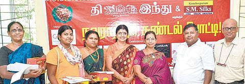 தி இந்து சார்பில் சுவைபட நடந்த சுண்டல் போட்டி: உற்சாகமாகப் பங்கேற்ற வாசகிகள்