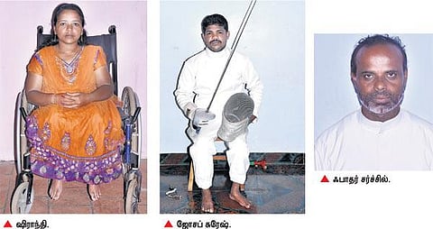 சர்வதேச போட்டியில் பங்கேற்க முடியாமல் மாற்றுத் திறனாளிகள் தவிப்பு: வறுமையால் ‘வாடும்’ மீனவ கிராம வீரர்கள்