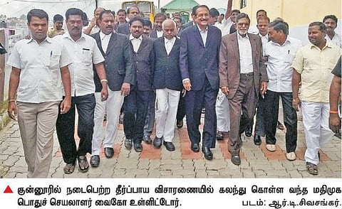 குன்னூரில் 2 நாட்கள் விசாரணை - விடுதலைப் புலிகள் மீதான தடை வழக்கு: தீர்ப்பாயத்தில் அரசு சாட்சியங்கள் பதிவு
