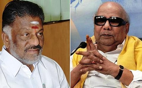 பிரதமருக்கு கடிதம் எழுதினால் பிரச்சினை முடிந்ததாக கருதுகிறார் பன்னீர்செல்வம்: கருணாநிதி சாடல்