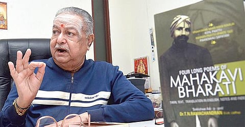 பாரதி கவிதைகள் மொழிபெயர்க்க சவாலானது: தமிழறிஞர் டி.என்.ராமச்சந்திரன் சிறப்பு பேட்டி