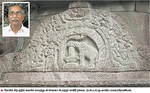 சிவனுக்கு சாமரம் வீசும் காவிரி நங்கையின் அரிய சிற்பம் கண்டுபிடிப்பு: கும்பகோணம் அருகே ஆய்வில் தகவல்