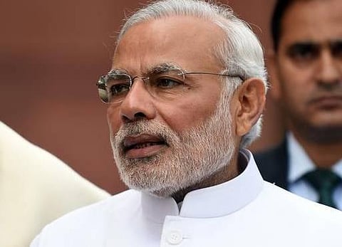 நாடாளுமன்ற உணவகத்தில் சாப்பிட்ட பிரதமர் மோடி