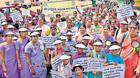 நீர்நிலைகள் பாதுகாப்பு விழிப்புணர்வு ஊர்வலம்: சென்னையில் நடந்தது